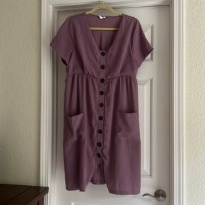 Maternity/Nursing Midi Dress